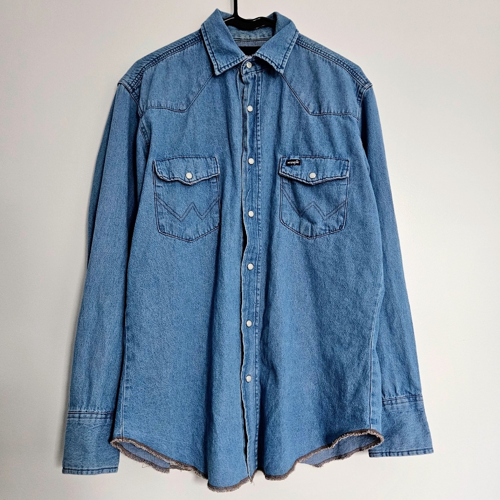 Wrangler Western Denin Button-Up